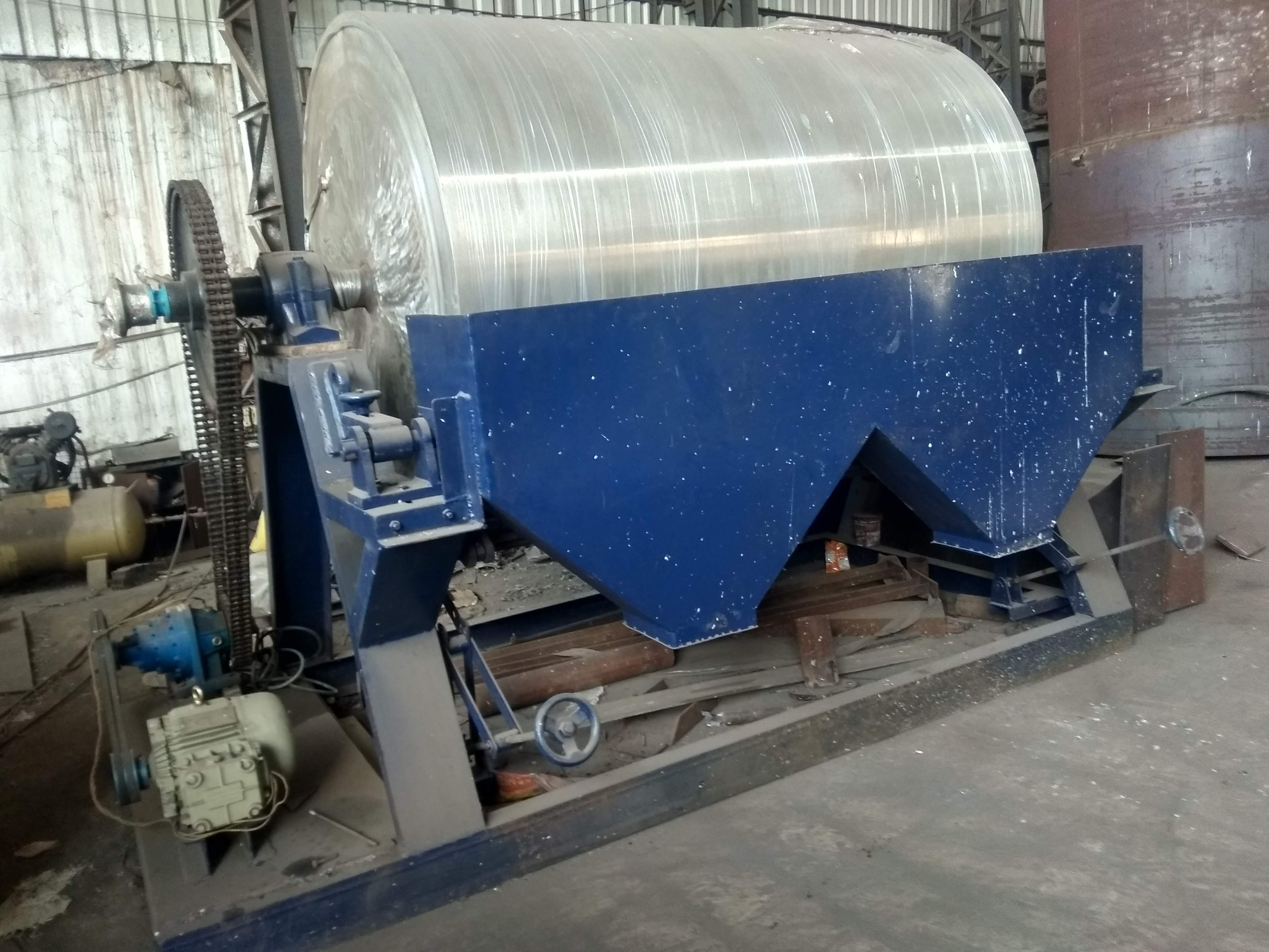 Jacketed flaker Drum